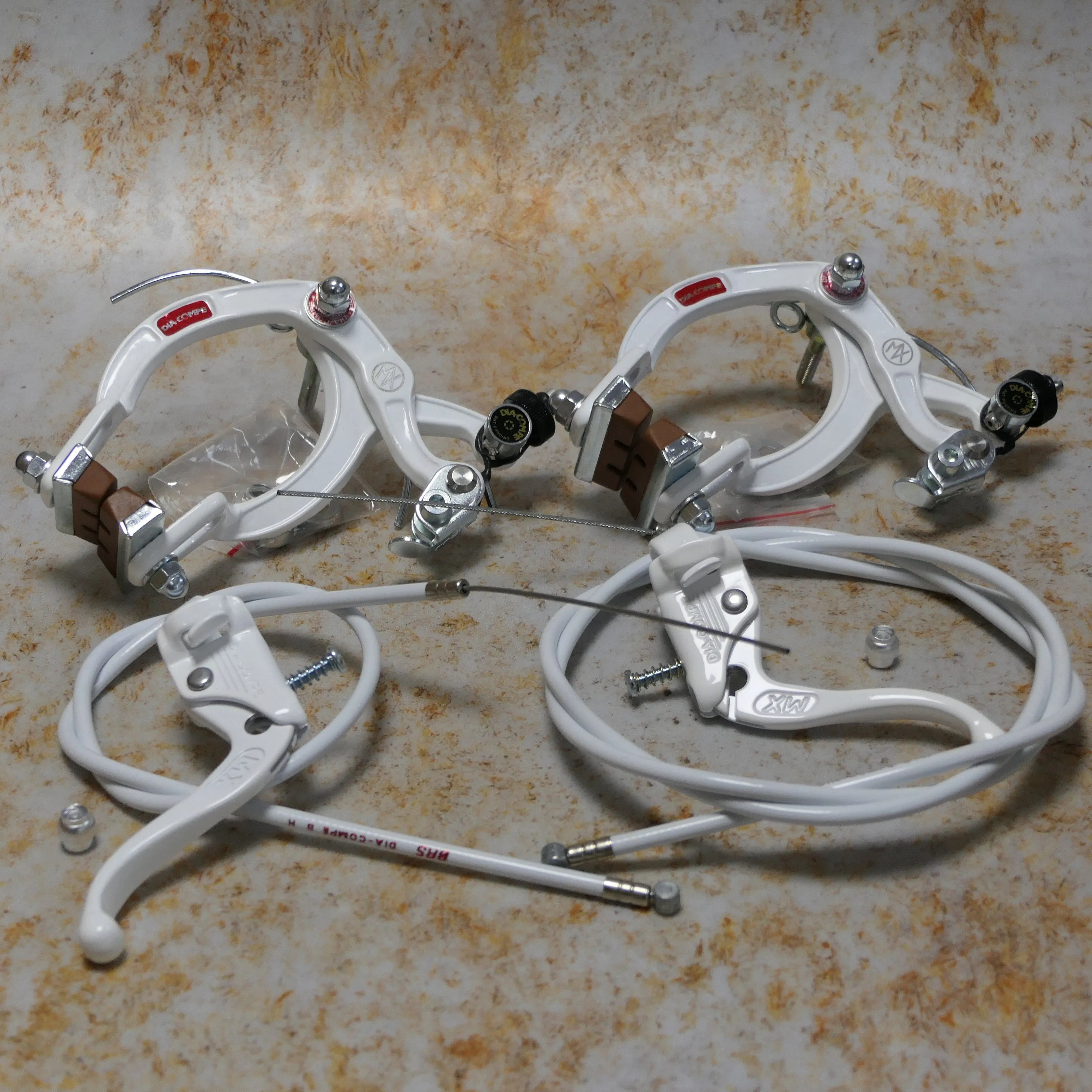 Dia-Compe MX-1000/Tech-4 Complete Brake Set White