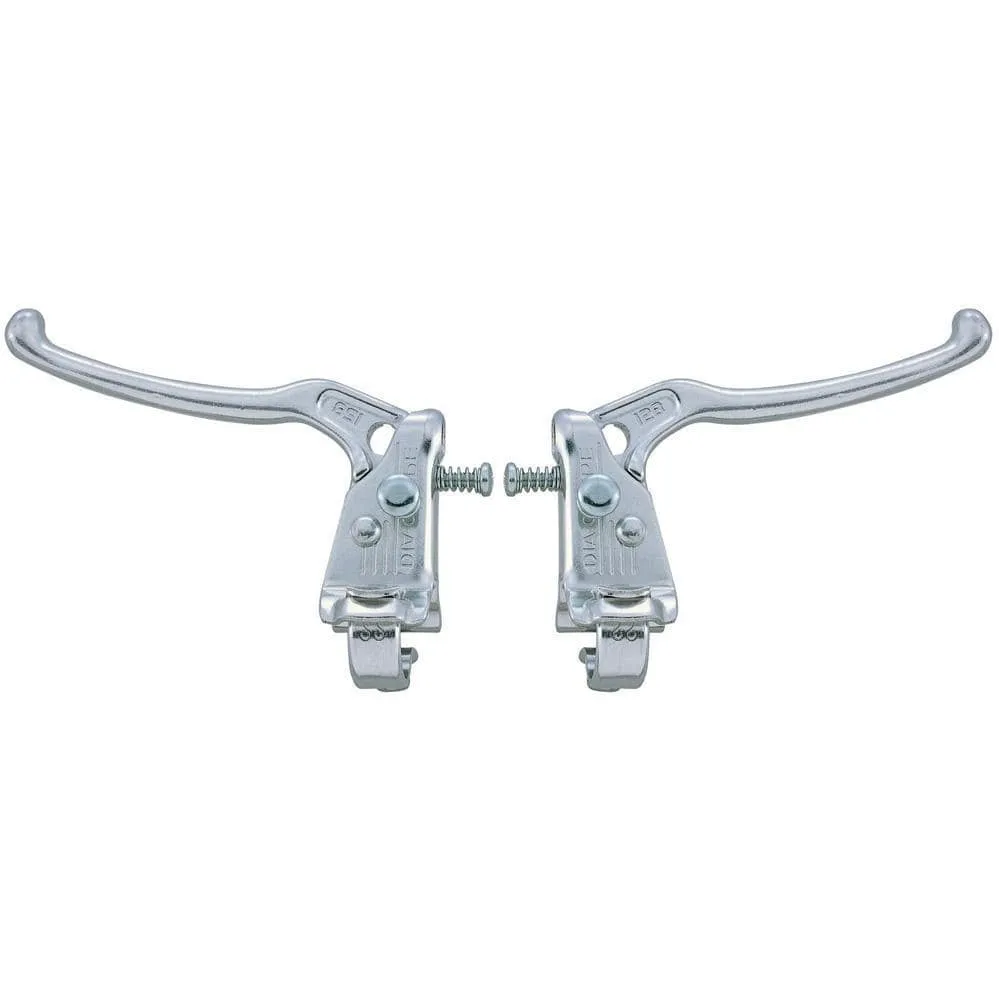 Dia-Compe MX-128S Tech-6 Levers Silver Pair