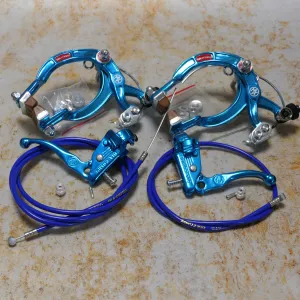Dia-Compe MX1000 Blue Complete Brake Set with Dia-Compe Cables