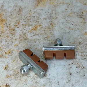 Dia-Compe MX1000 Classic Old School BMX Brake Pads Brown