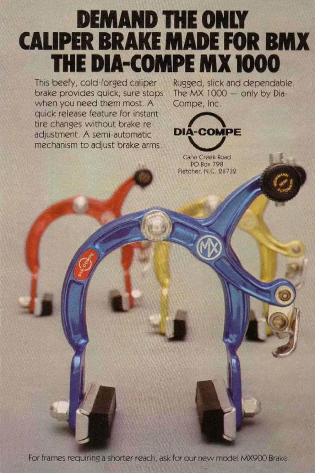 Dia-Compe MX1000 / MX-132 MT45 Complete Brake Kit Gold
