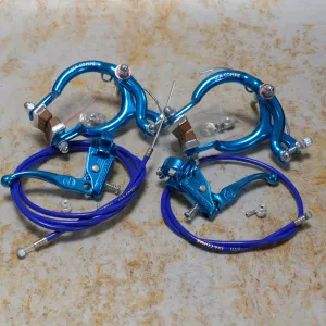 Dia-Compe MX890 / Tech-III Complete Brake Kit Blue