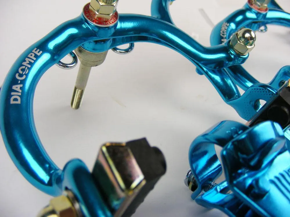 Dia-Compe MX890 / Tech-III Complete Brake Kit Blue