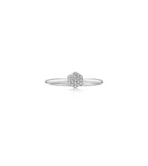 Diamond Hexagon Ring