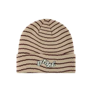 Dime MTL College Wave Cuff Beanie Tan