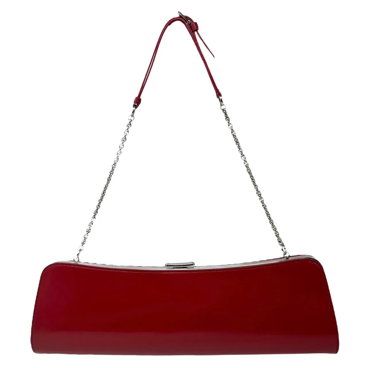 Dior Red Bondage Chain Bag