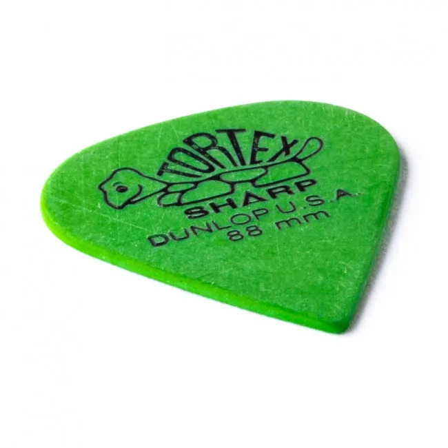 Dunlop Tortex Sharp -plektrat 0.88 mm, 12 kpl