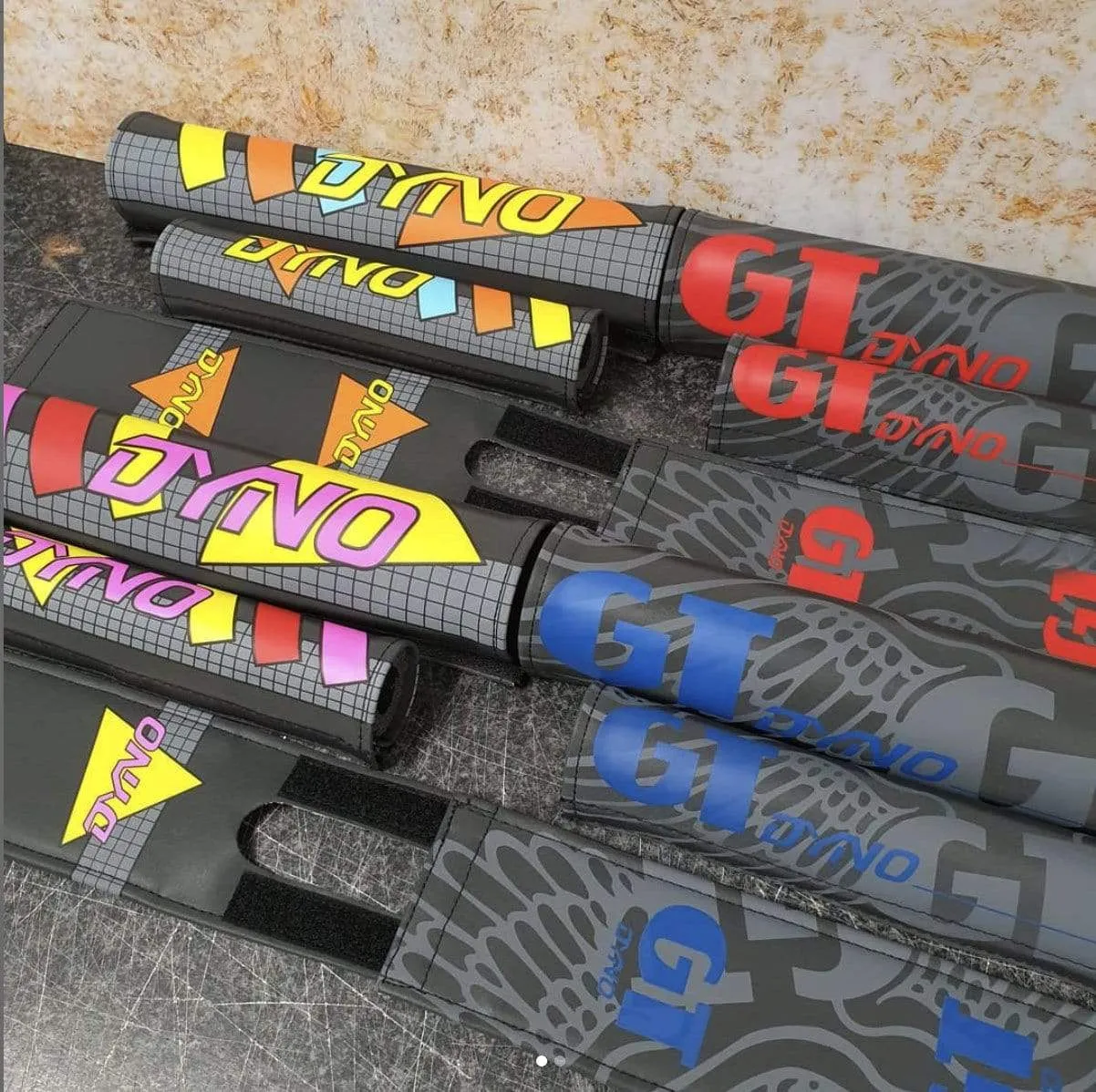 Dyno GT BMX 1987 Design Pad Set Black / Yellow
