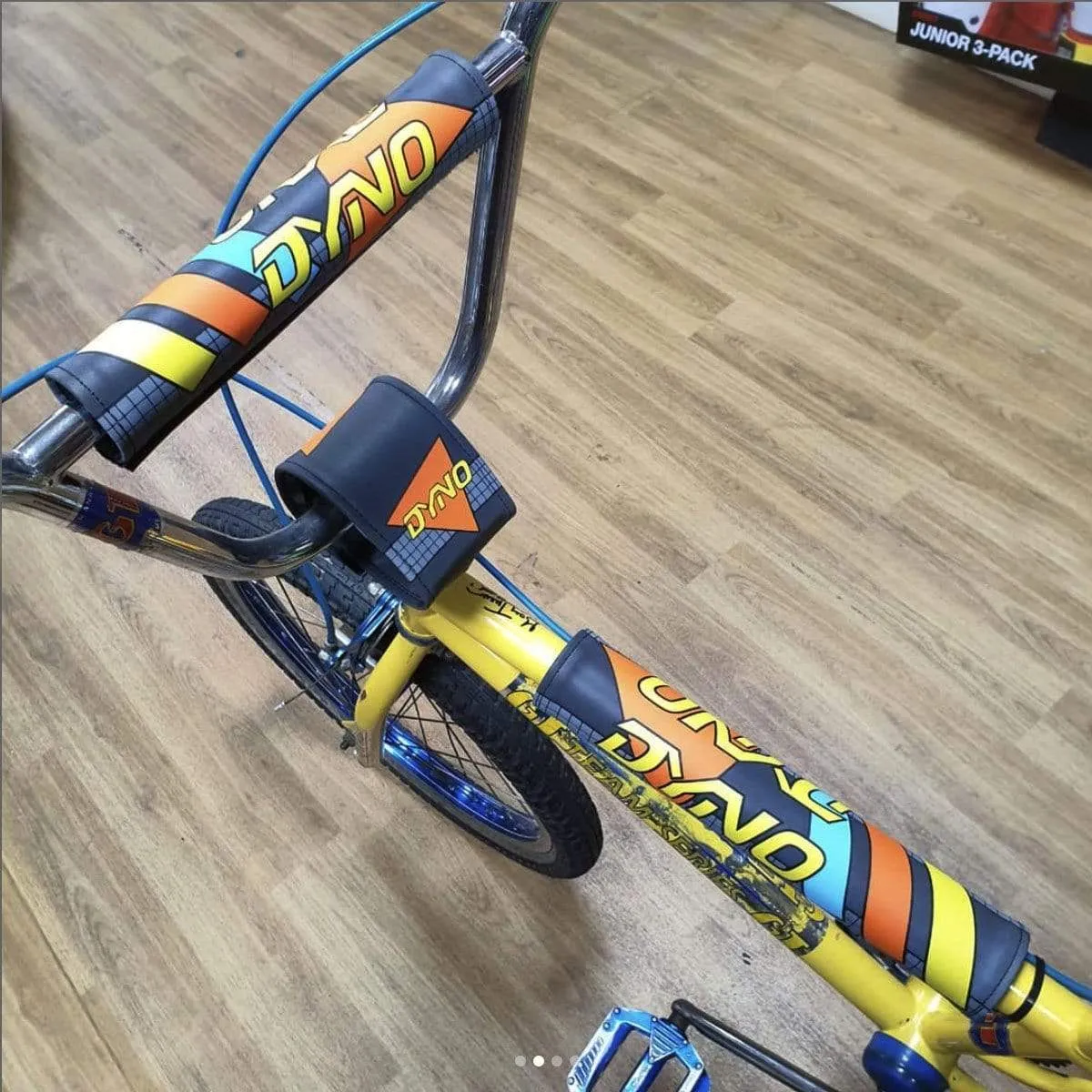 Dyno GT BMX 1987 Design Pad Set Black / Yellow