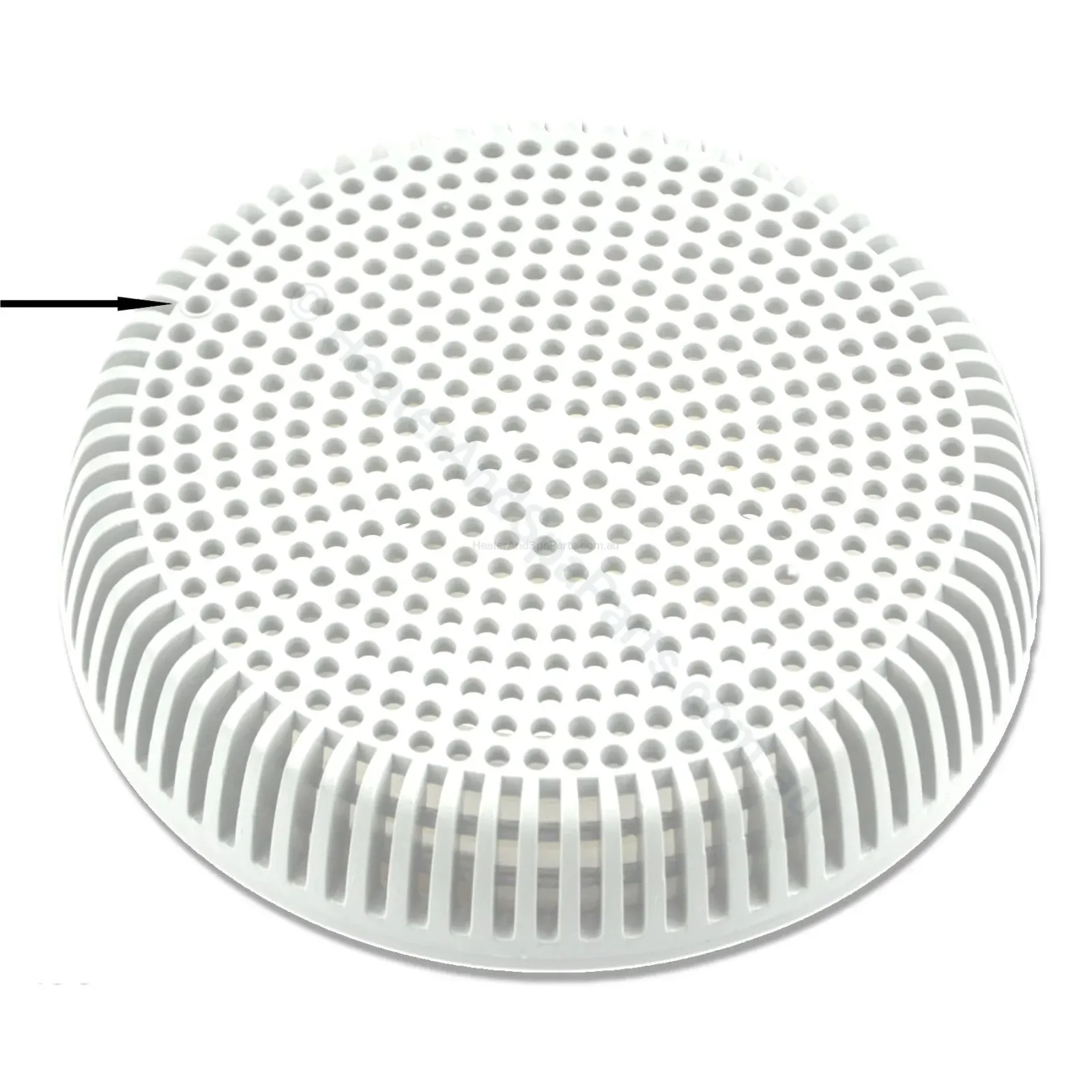 Edgetec Spa Bath Suction - White - 100mm - 192lpm