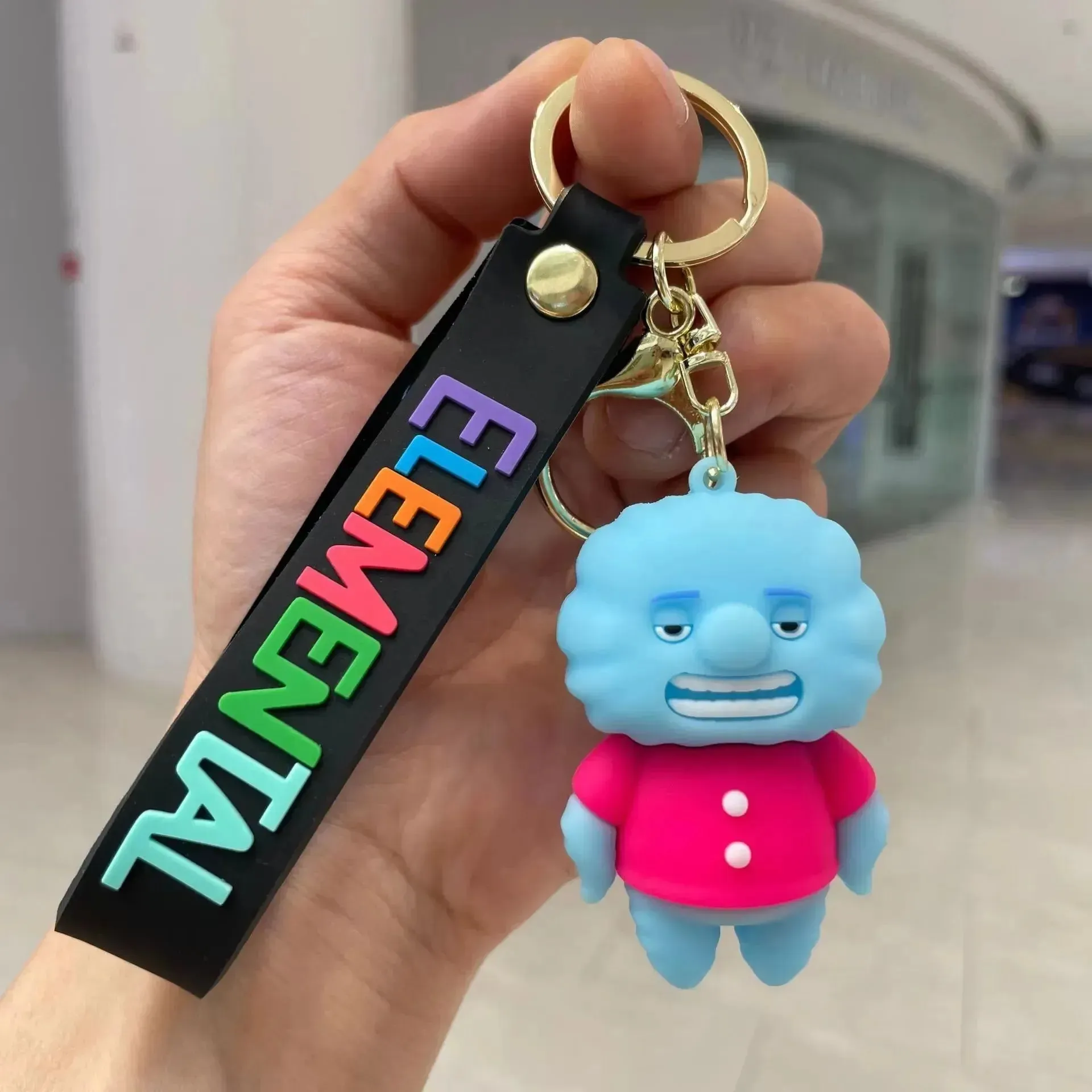 Elemental Characters 3D Keychain