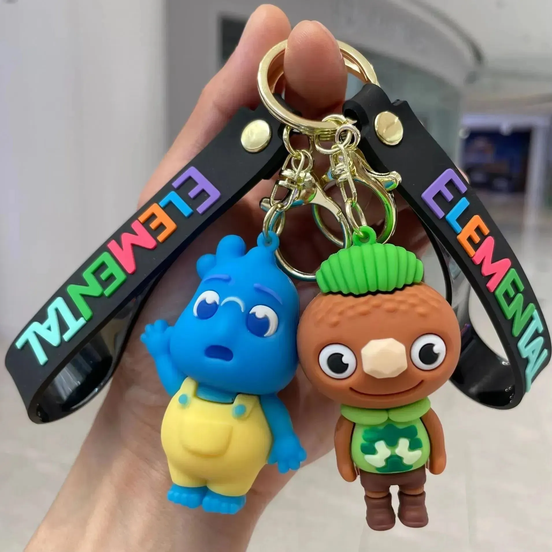 Elemental Characters 3D Keychain