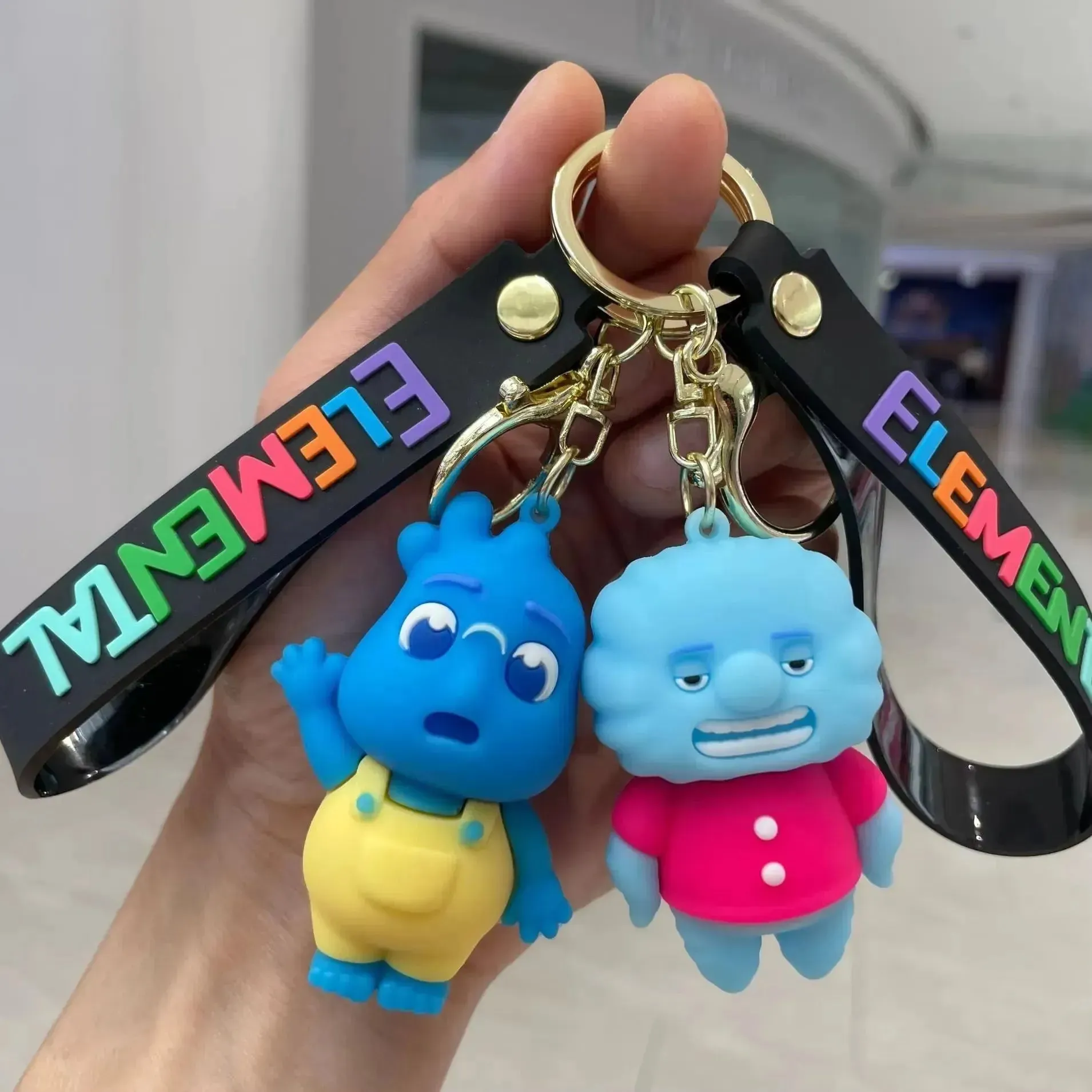 Elemental Characters 3D Keychain