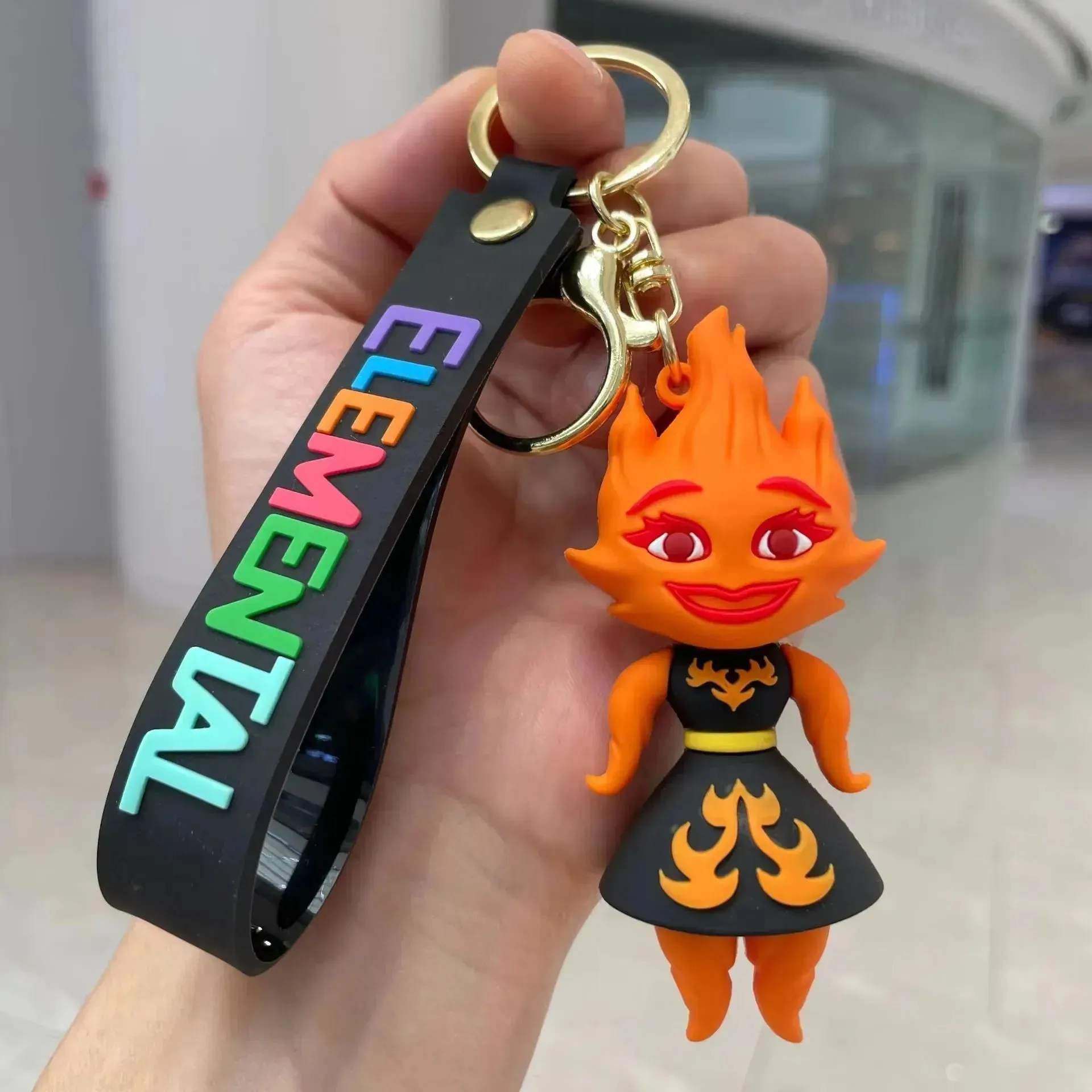 Elemental Characters 3D Keychain