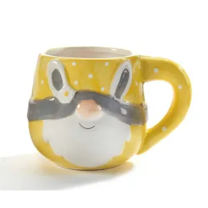 Embossed Double-Sided Bunny Gnome Mug