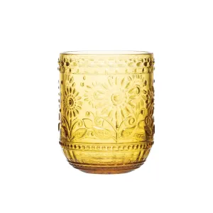 EMBOSSED DRINKING GLASS