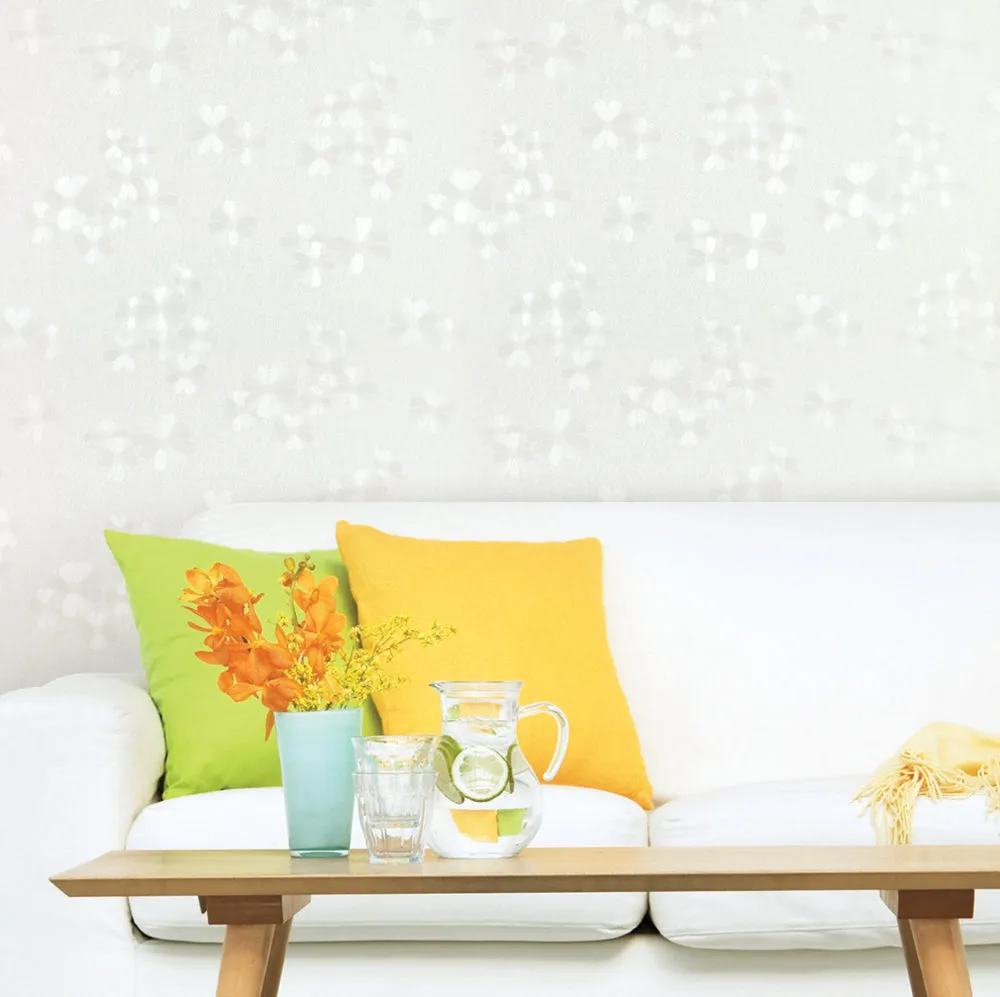 Embossed FLoral Contact Paper Shelf Liner
