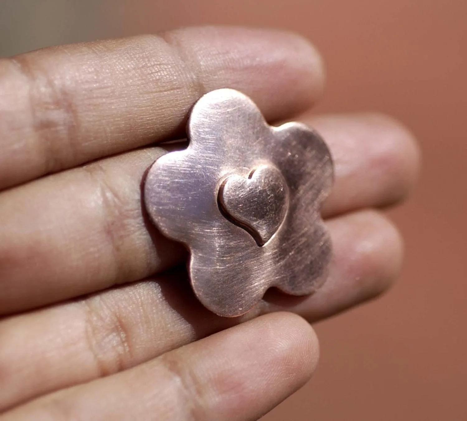 Embossed Flower in a Variety of Shapes 31mm Metal Stamping Blanks for Jewelry Making