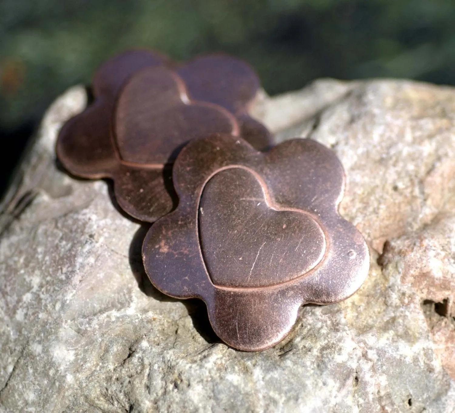 Embossed Flower in a Variety of Shapes 31mm Metal Stamping Blanks for Jewelry Making