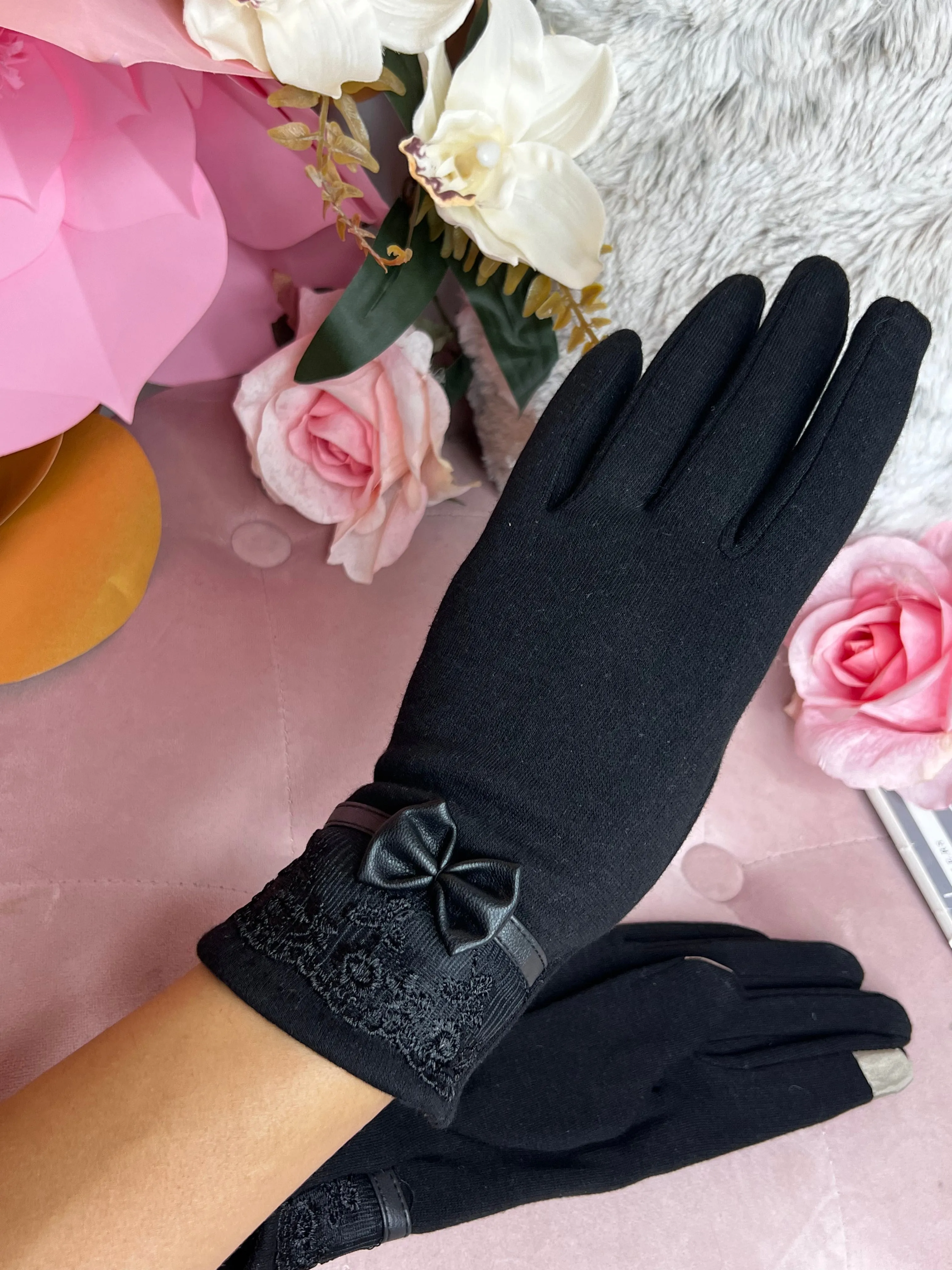 Ženske rukavice Fashion Black