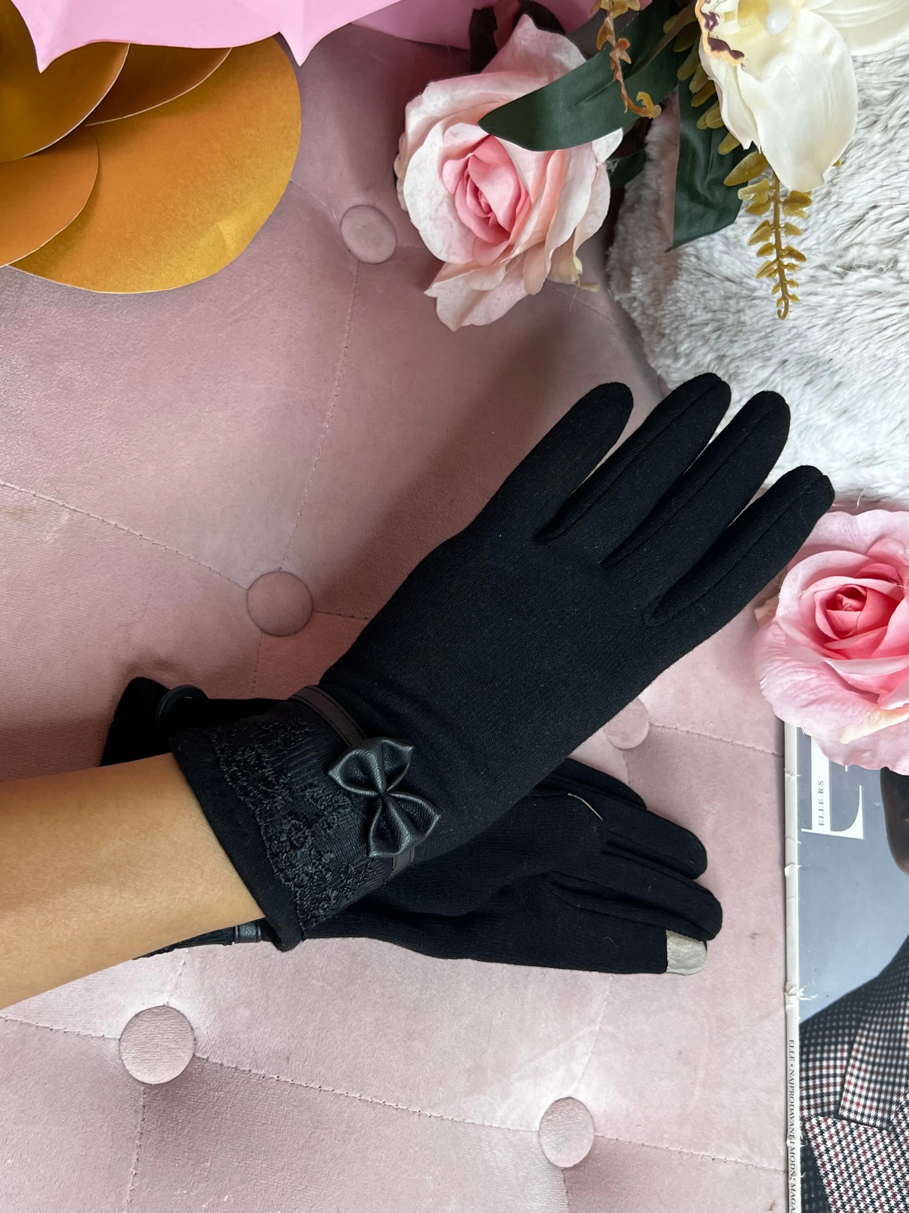Ženske rukavice Fashion Black