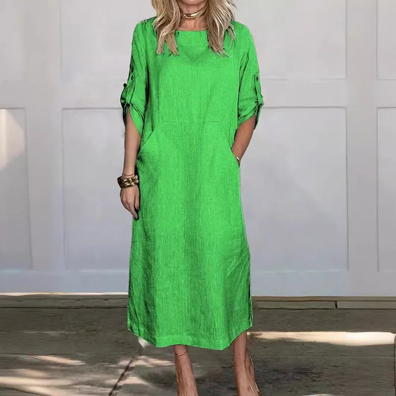 Ericka - Elegant Dress With Pockets