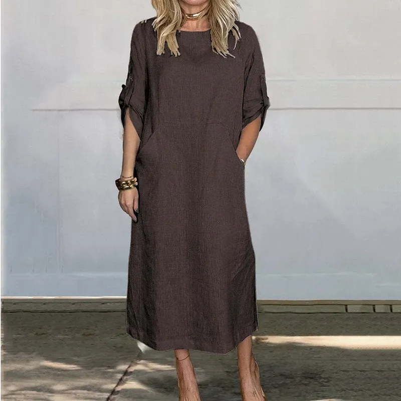 Ericka - Elegant Dress With Pockets