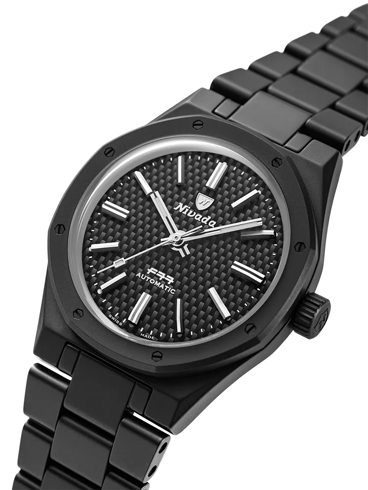 F77 BLACK CERAMIC BRAIDED DIAL