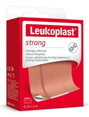 FABRIC 6CM X 1M ROLL ADHESIVE DRESSING LEUKOPLAST STRONG
