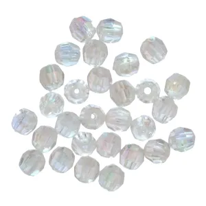 Faceted Aurora Beads 4-8mm 100 Pack Trimits Essentials Beading supplies Jewellery Beadwork DIY Handmade