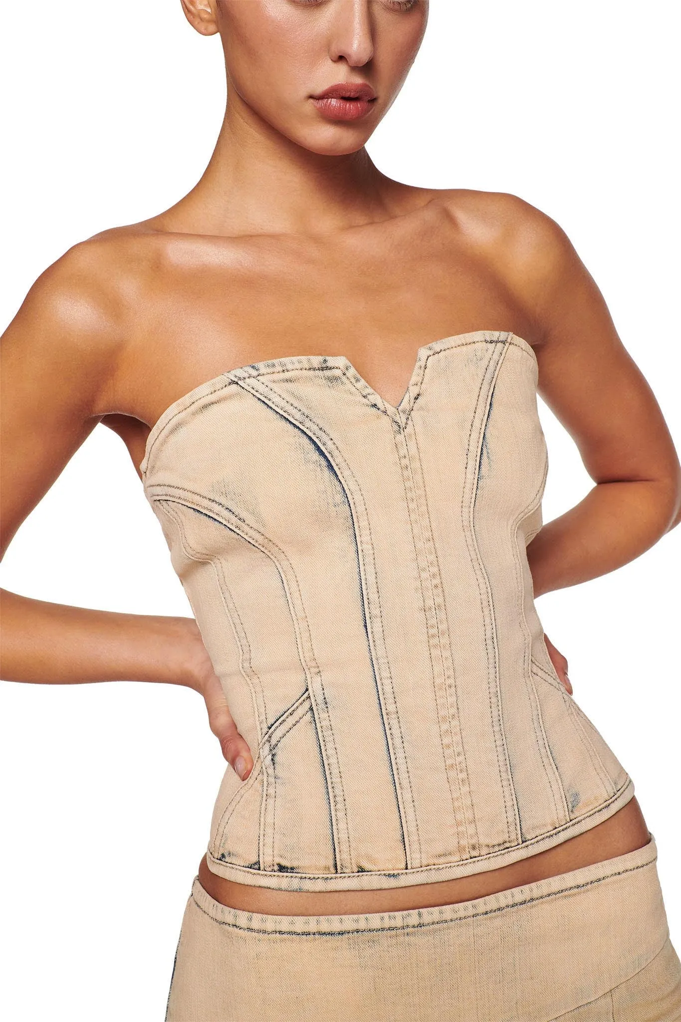 FARAH CORSET - NEUTRAL : TAN