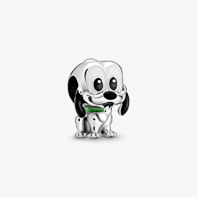 Fashion New 925 Sterling Silver Beads Lilo & Stitch Aristocats Charms fit Original Pandora Bracelets Women DIY Jewelry