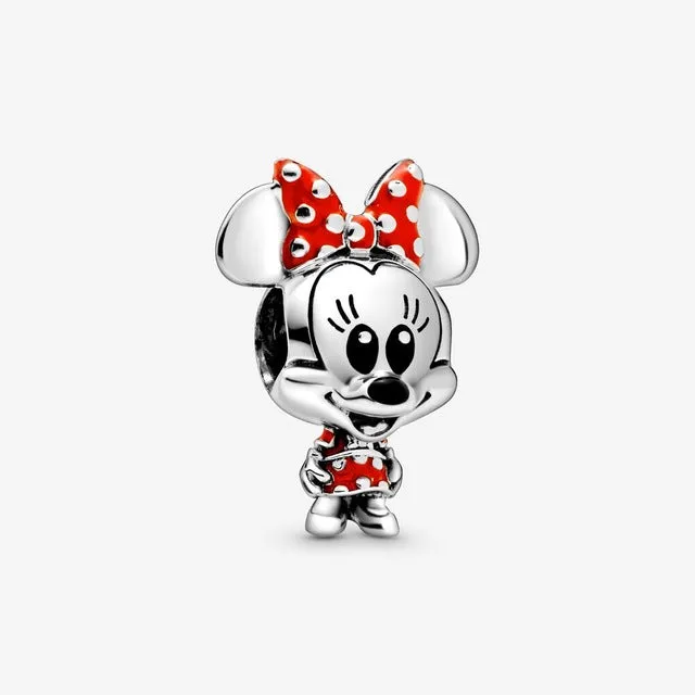 Fashion New 925 Sterling Silver Beads Lilo & Stitch Aristocats Charms fit Original Pandora Bracelets Women DIY Jewelry