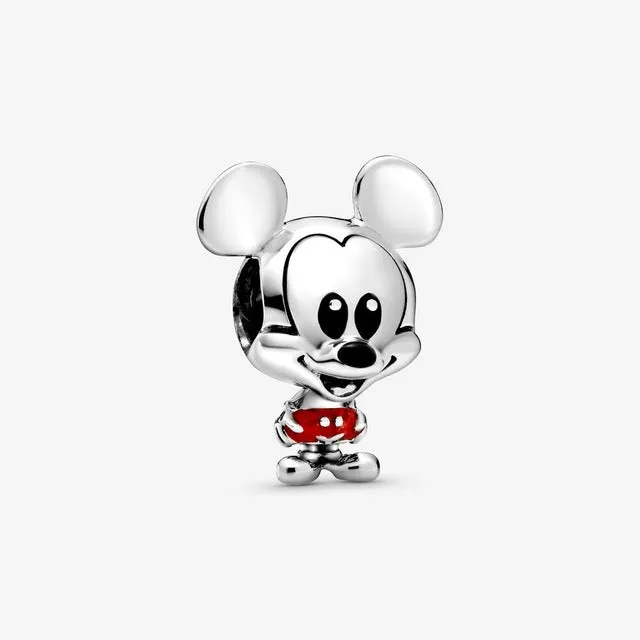 Fashion New 925 Sterling Silver Beads Lilo & Stitch Aristocats Charms fit Original Pandora Bracelets Women DIY Jewelry