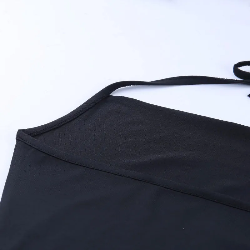 Fashion tassel camisole sexy topless women's clothing