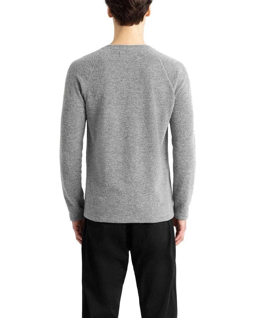 Felted Wool Crewneck Heather Grey