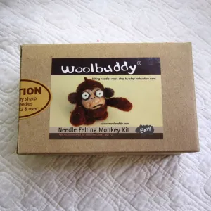 Felting Craft Kit, Create a Cheeky Monkey, Ages 12 to Adult