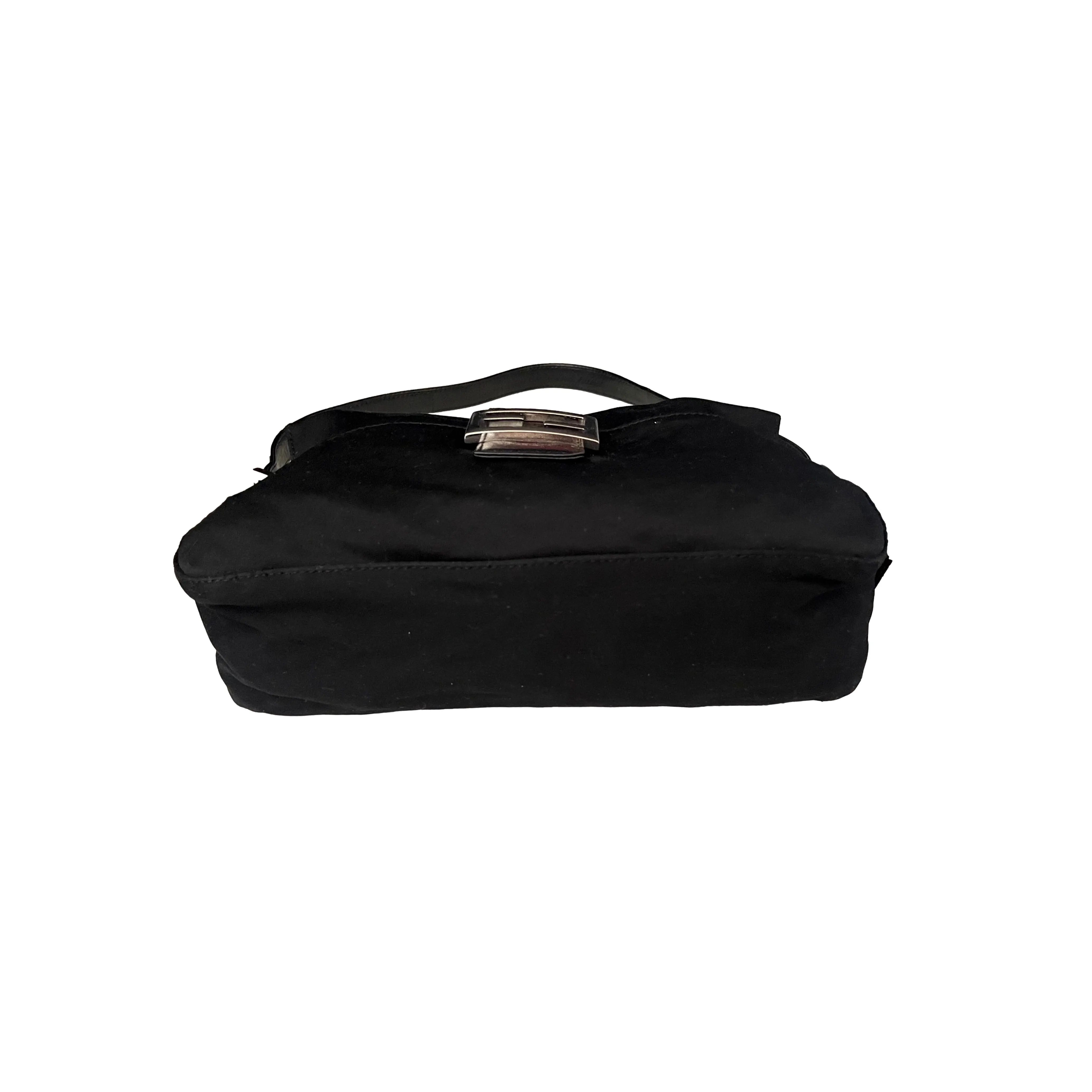 Fendi Black Neoprene Shoulder Bag