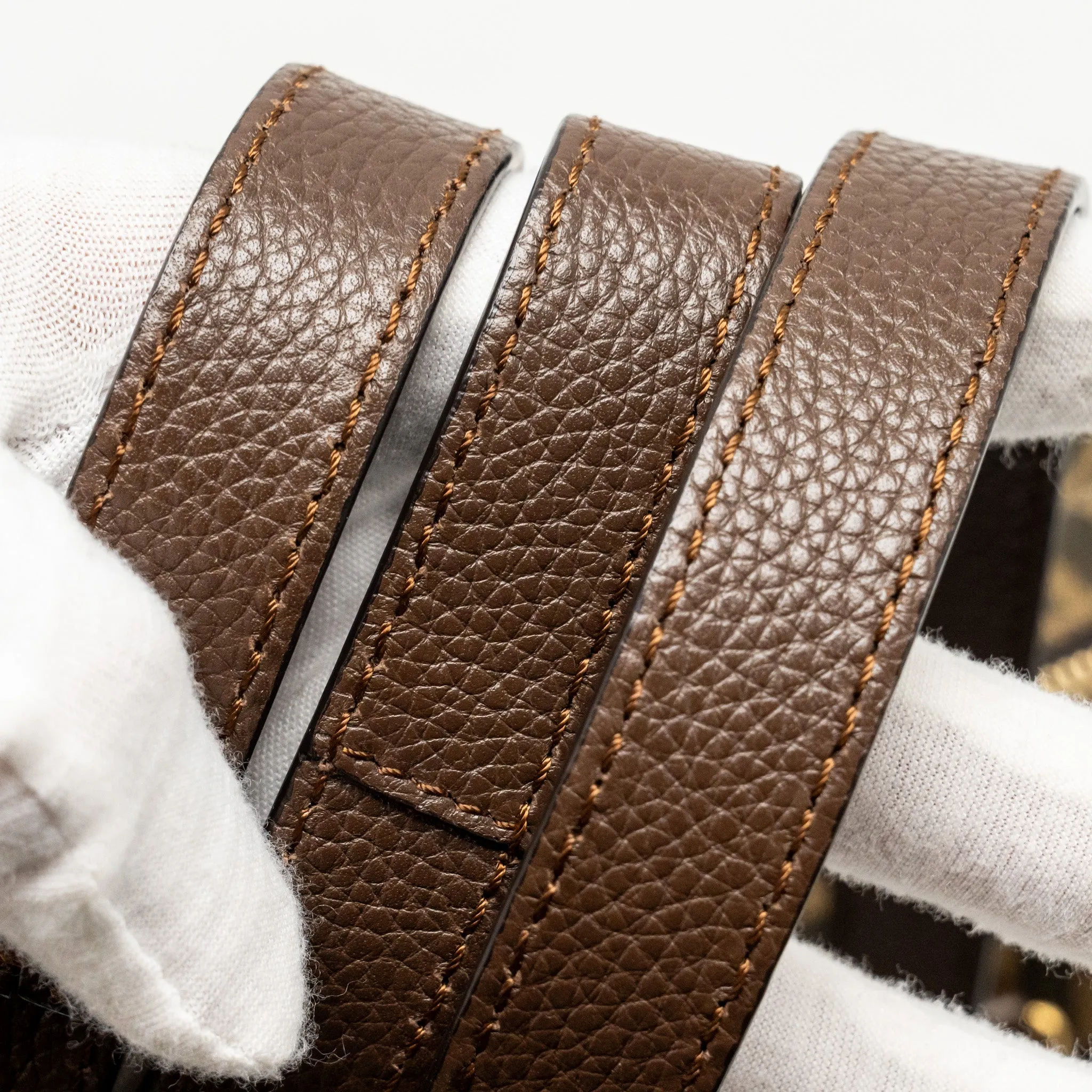 Fendi Boston Bag FF Jacquard Canvas Brown GHW