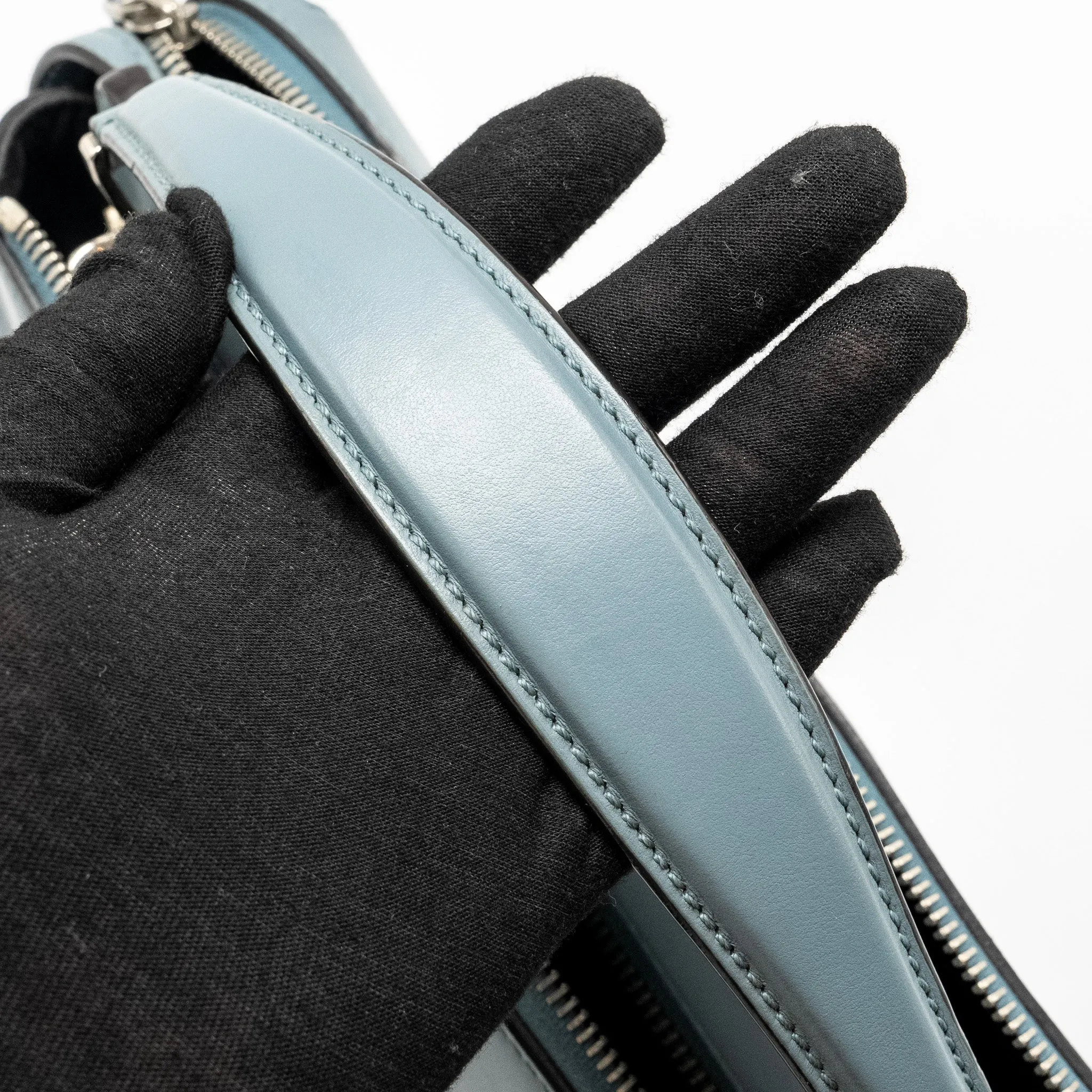 Fendi Dotcom Bag Calfskin Blue SHW