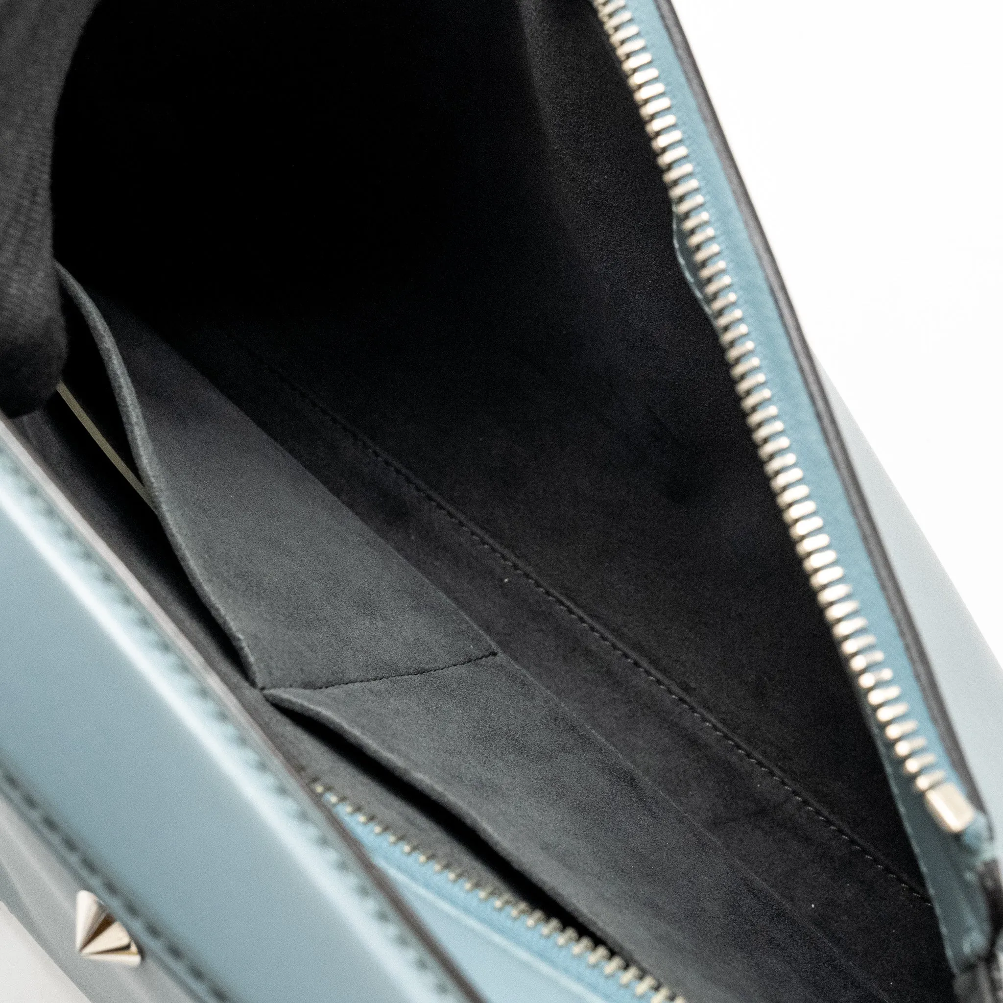 Fendi Dotcom Bag Calfskin Blue SHW