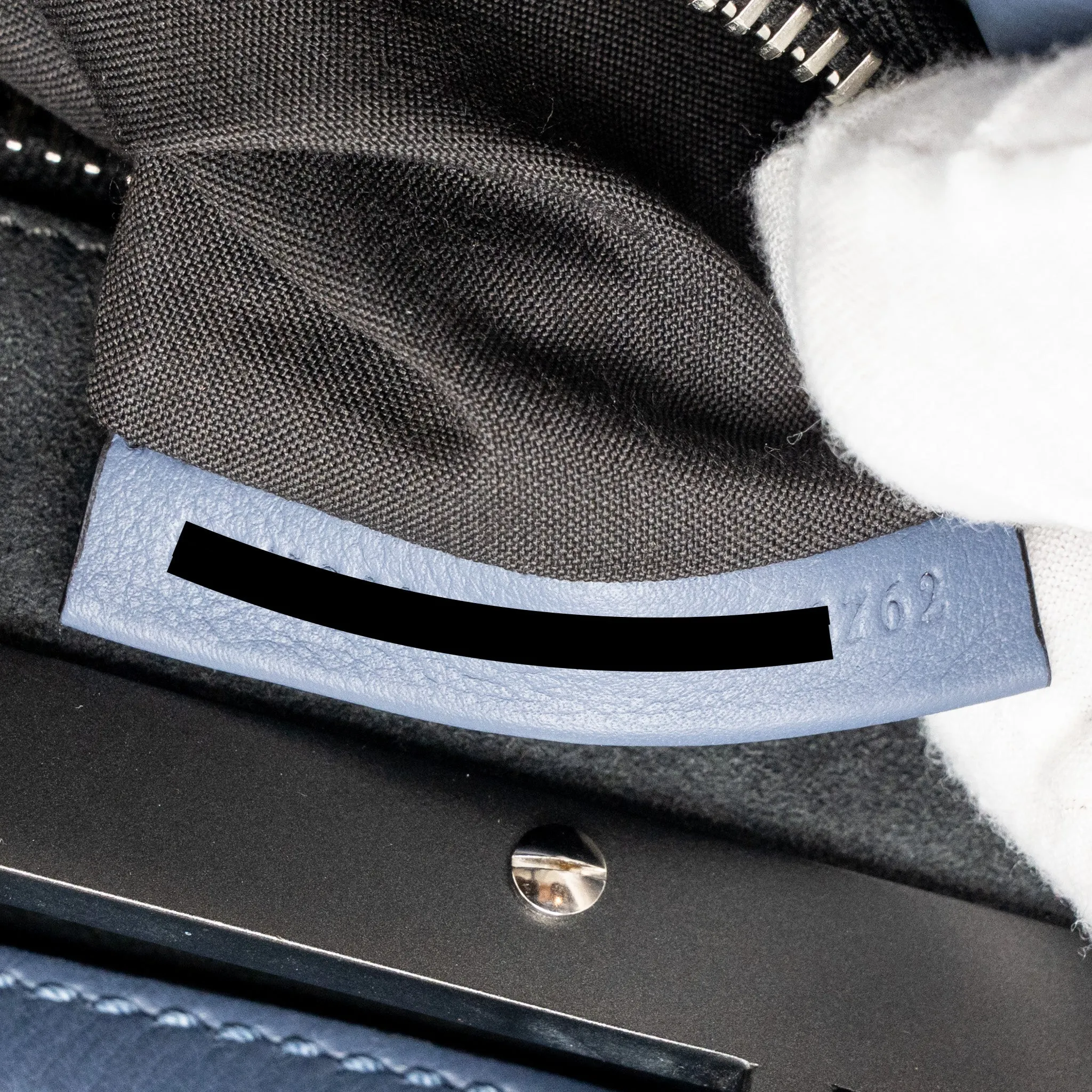Fendi Medium Peekaboo Calfskin Blue Multicolour Hardware