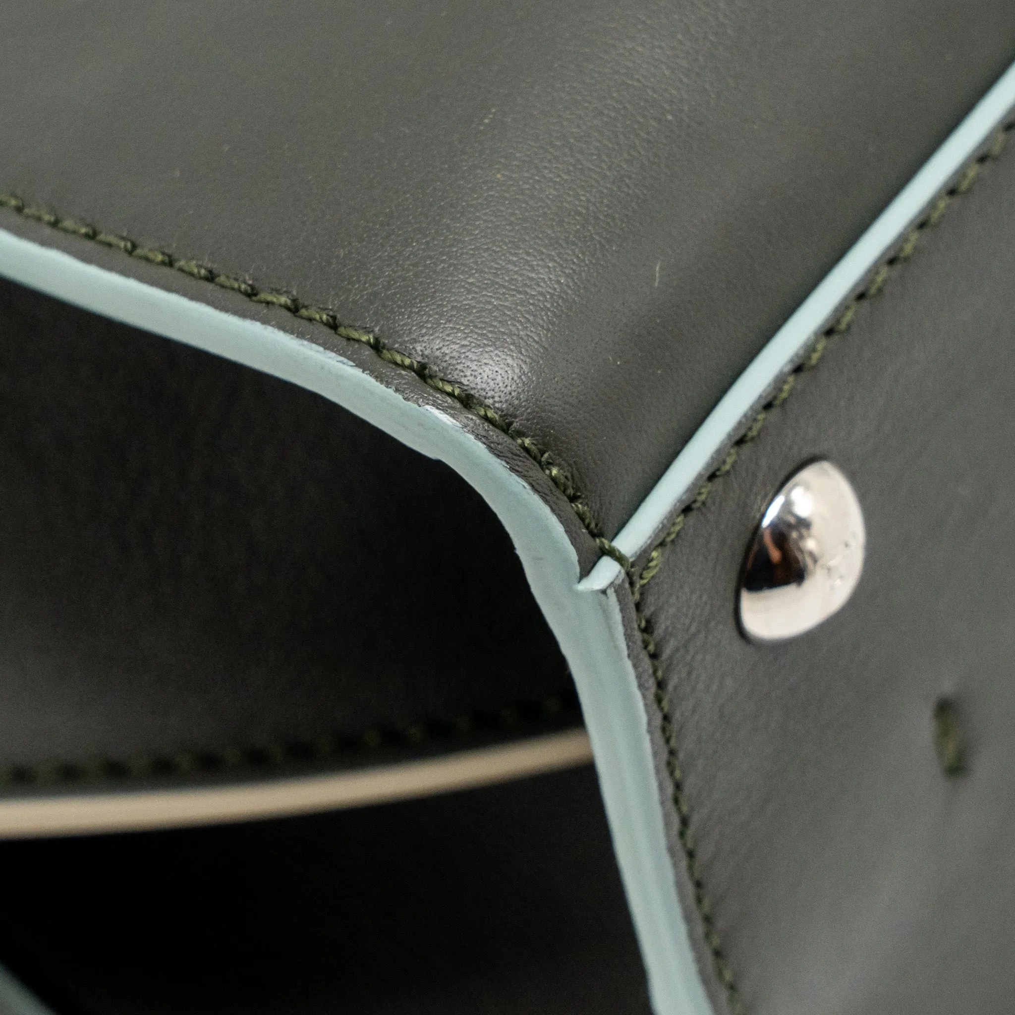 Fendi Mini 3Jours Tote Bag Calfskin Dark Green SHW