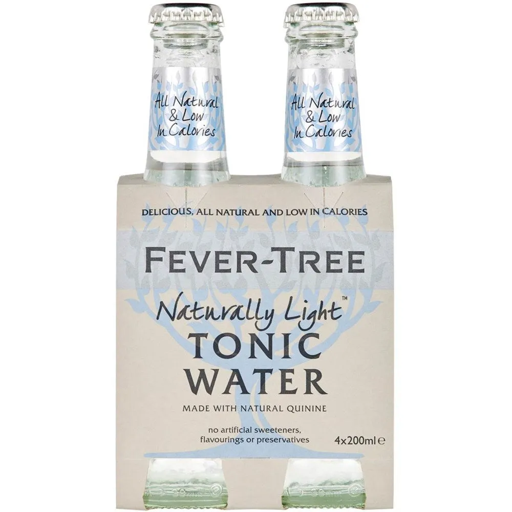 Fever Tree Naturally Light Tonic 4x200mL