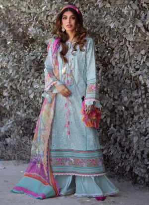 Fiji Seafoam | Farah Talib Aziz ILO ILO Luxury Lawn Collection 2022 | Unstitched Embroidered Lawn Suits