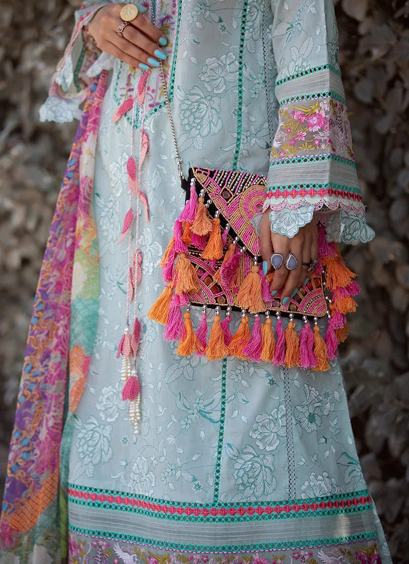 Fiji Seafoam | Farah Talib Aziz ILO ILO Luxury Lawn Collection 2022 | Unstitched Embroidered Lawn Suits