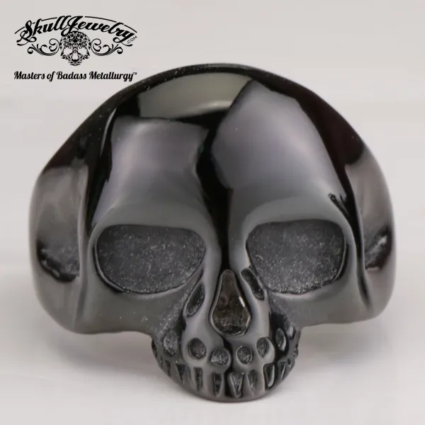 FINAL CLOSEOUT - Black Skull Ring (#335)