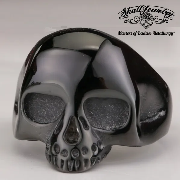FINAL CLOSEOUT - Black Skull Ring (#335)