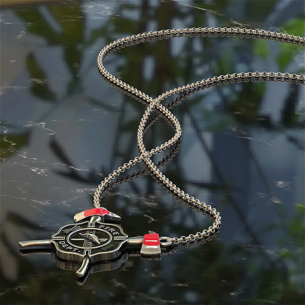 Fire Shield Necklace