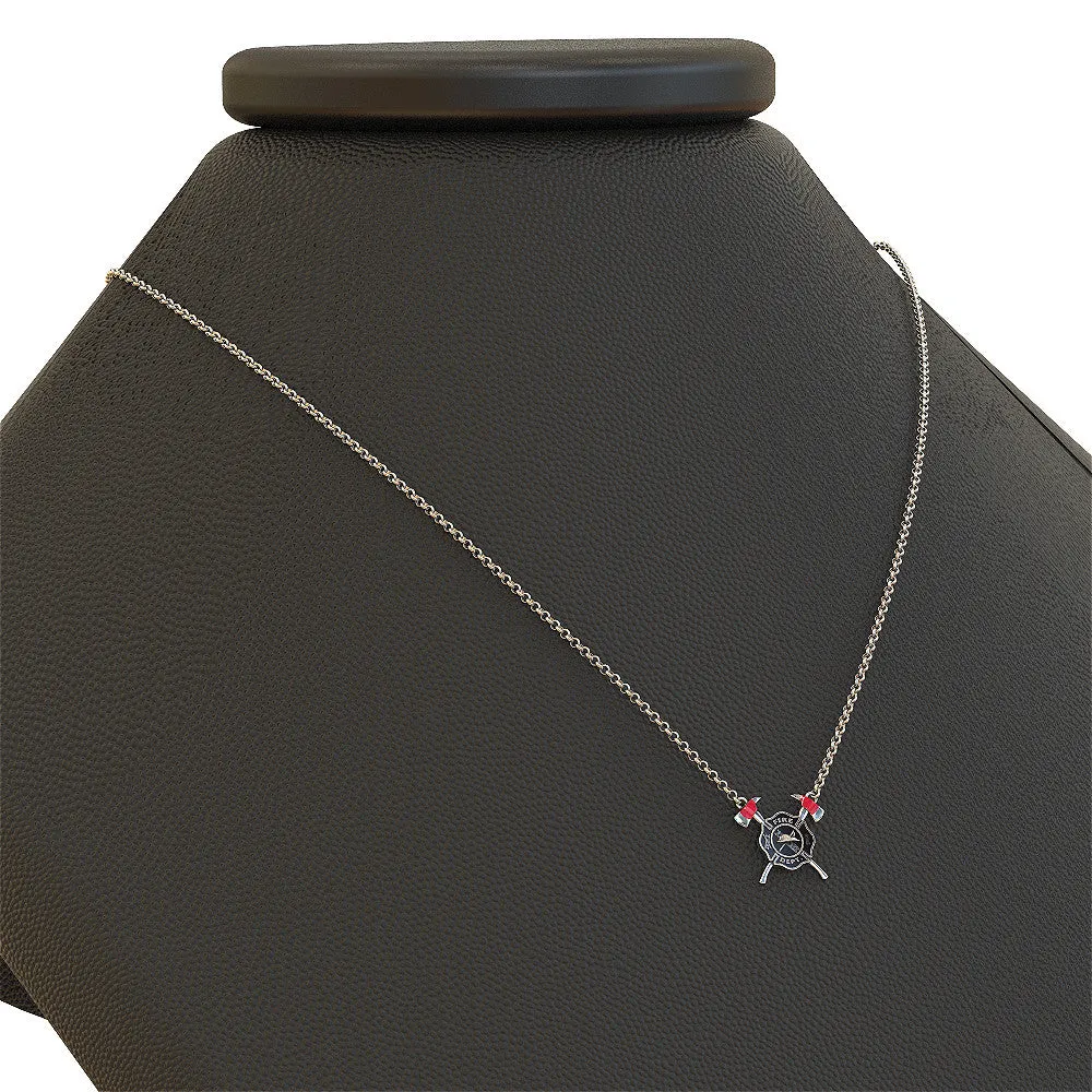 Fire Shield Necklace